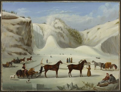 Der Eiskegel, Montmorency Falls, Québec von Robert Clow Todd